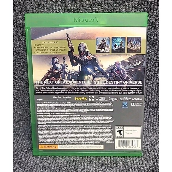 Xbox One Destiny The Taken King Legendary Edition game No Manual Tested - Picture 2 of 4